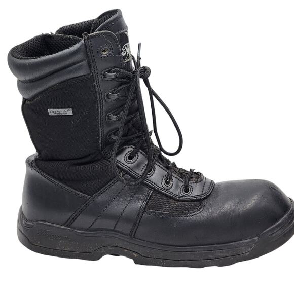 Thorogood Boots Mens 8.5 Womens 10.5 Steel Toe Work Waterproof Trooper Tactical - Picture 1 of 16